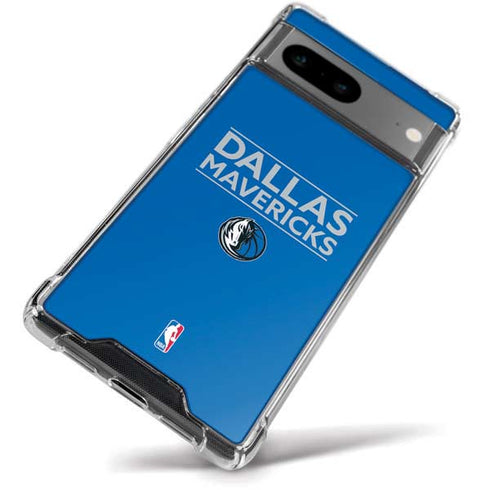 NBA Dallas Mavericks Standard - Light Blue Google Pixel 8a Clear Case